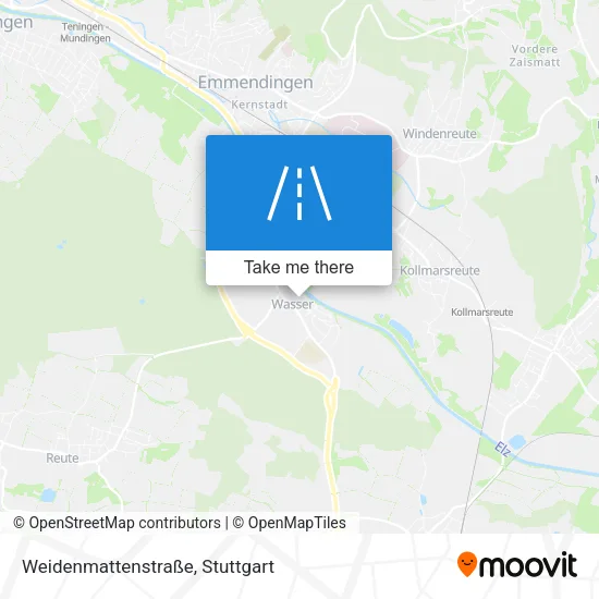 Карта Weidenmattenstraße