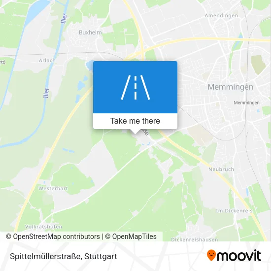 Карта Spittelmüllerstraße