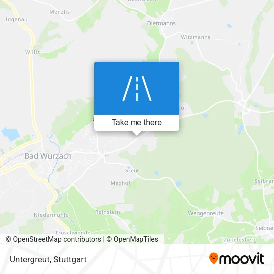 Карта Untergreut