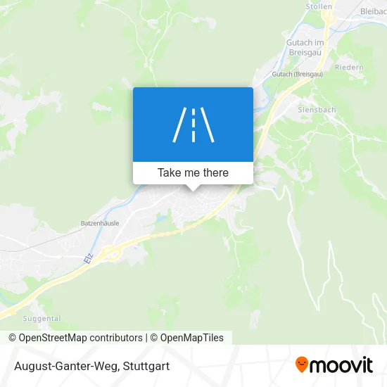 Карта August-Ganter-Weg