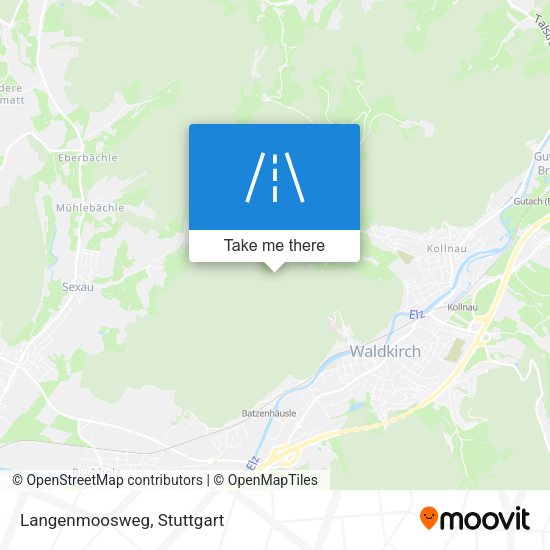 Langenmoosweg map