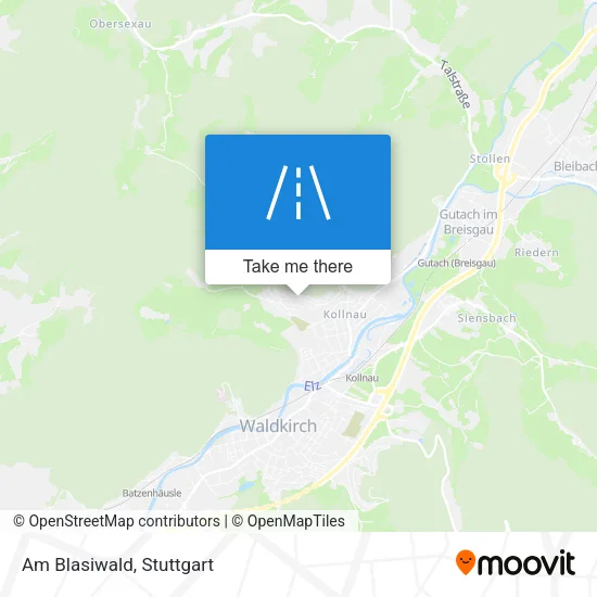 Карта Am Blasiwald