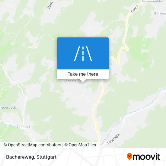 Карта Bachereweg