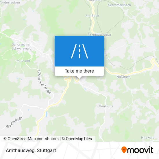 Карта Amthausweg