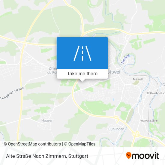 Alte Straße Nach Zimmern map
