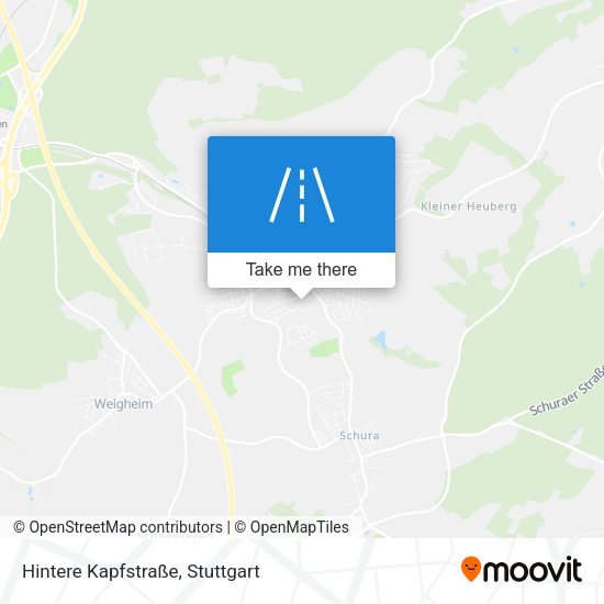 Hintere Kapfstraße map