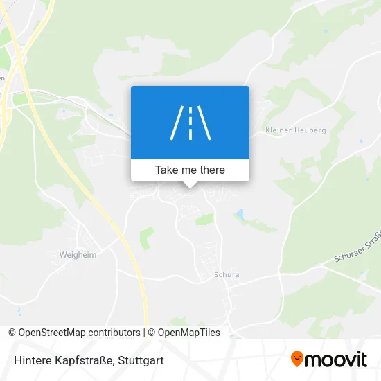 Карта Hintere Kapfstraße