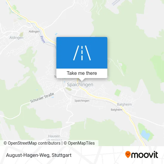 Карта August-Hagen-Weg