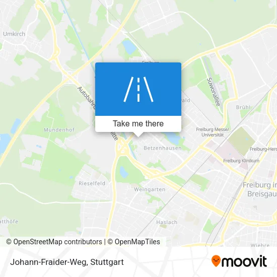 Карта Johann-Fraider-Weg