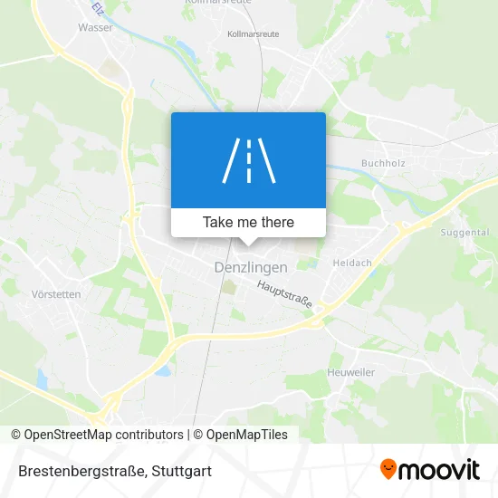 Карта Brestenbergstraße