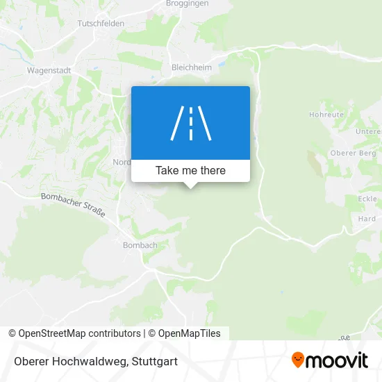 Карта Oberer Hochwaldweg