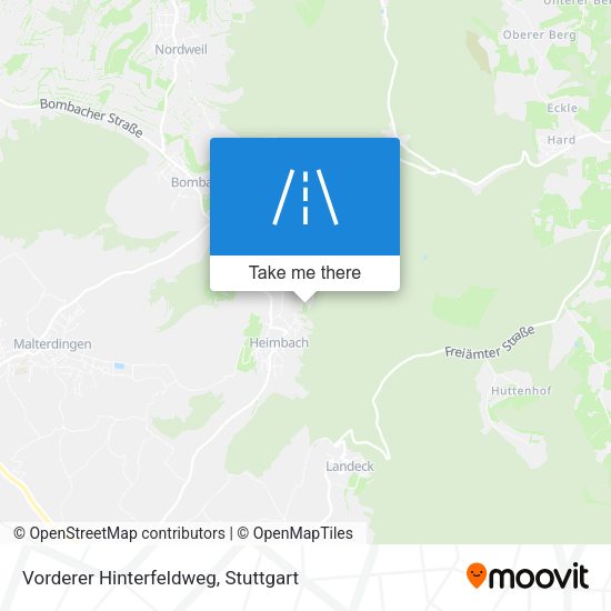 Vorderer Hinterfeldweg map