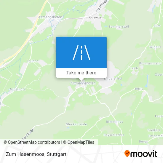 Карта Zum Hasenmoos