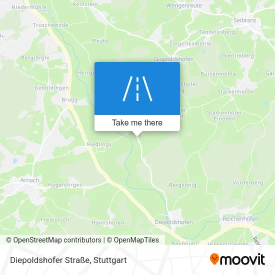 Карта Diepoldshofer Straße