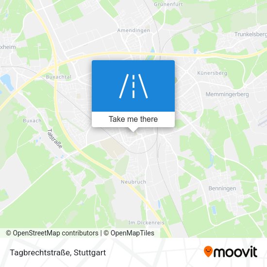 Карта Tagbrechtstraße