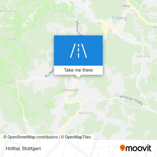 Карта Hölltal