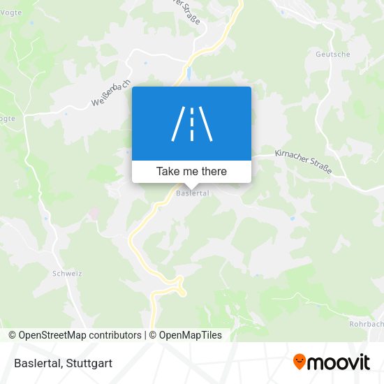 Карта Baslertal