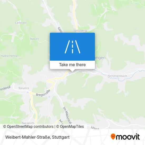 Карта Weibert-Mahler-Straße