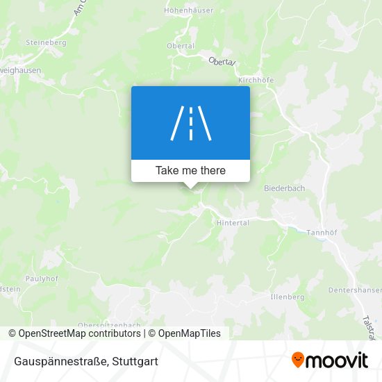 Gauspännestraße map