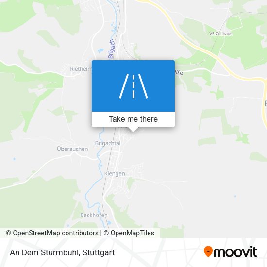 An Dem Sturmbühl map