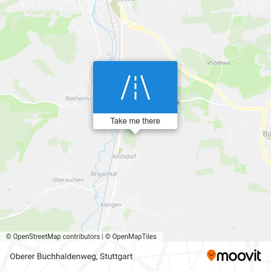 Карта Oberer Buchhaldenweg