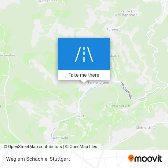 Карта Weg am Schächle