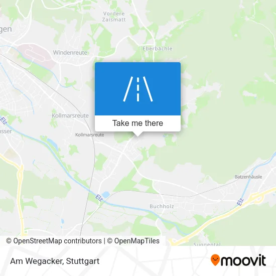 Карта Am Wegacker