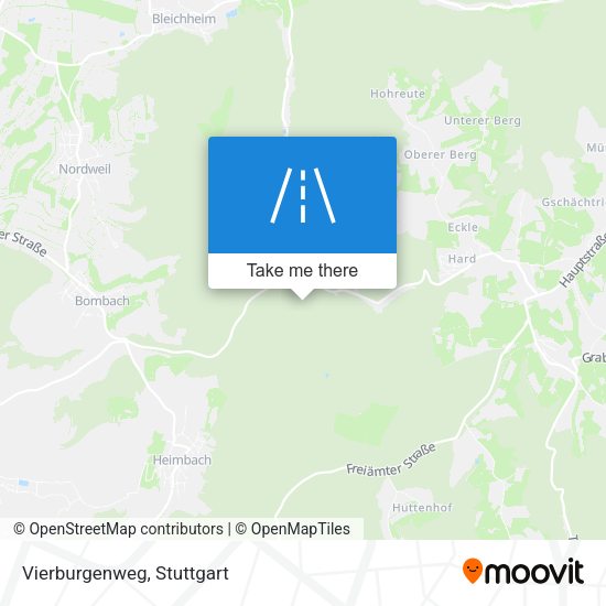 Vierburgenweg map