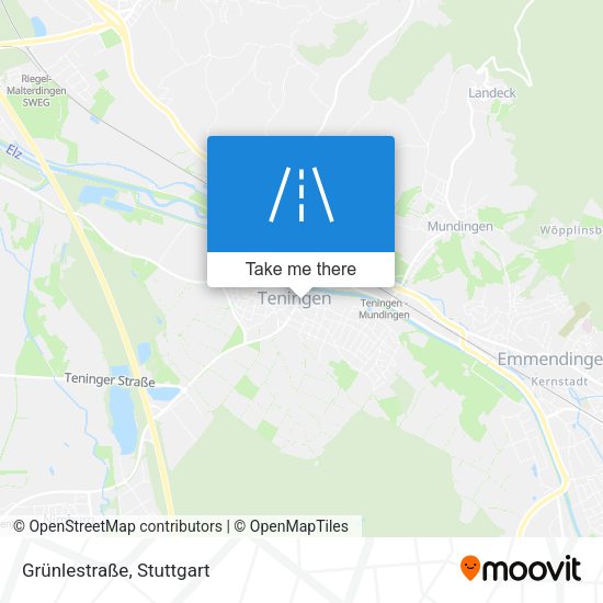 Grünlestraße map