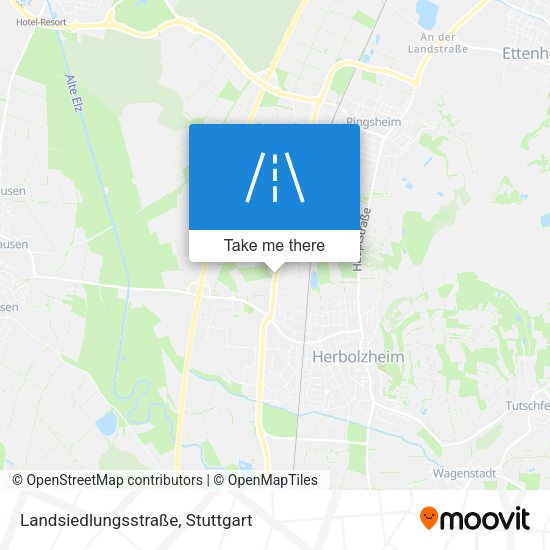 Landsiedlungsstraße map