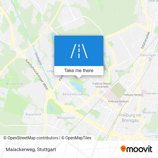 Maiackerweg map