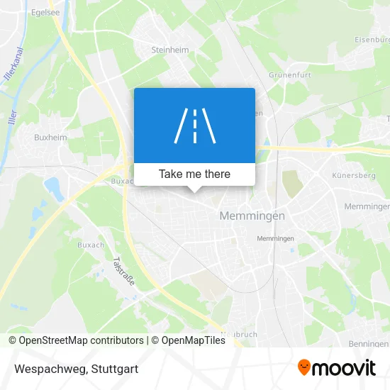 Карта Wespachweg