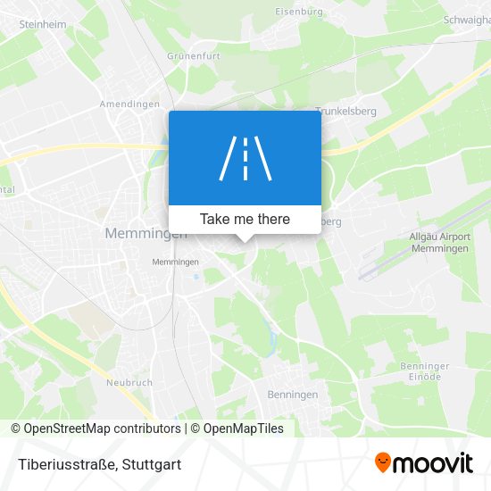 Tiberiusstraße map