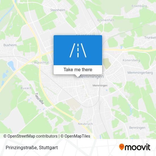Карта Prinzingstraße