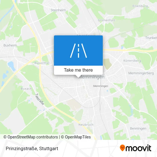 Карта Prinzingstraße