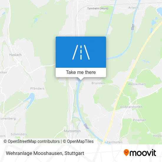 Карта Wehranlage Mooshausen