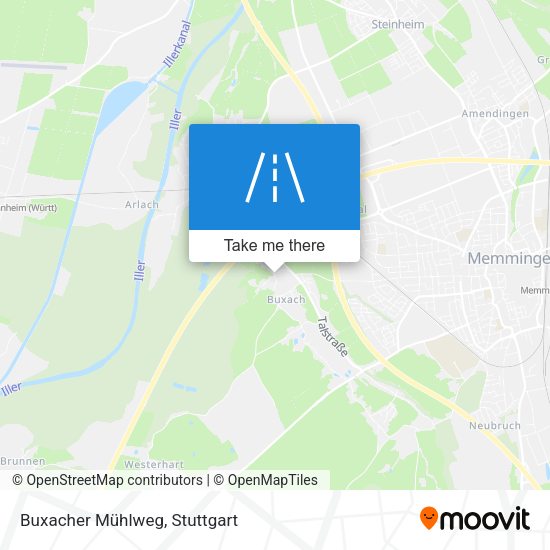 Buxacher Mühlweg map