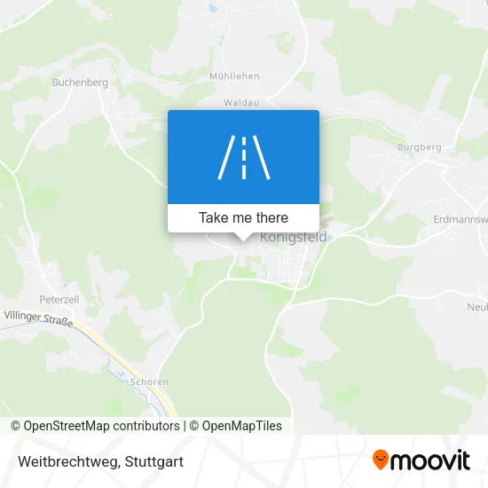 Карта Weitbrechtweg