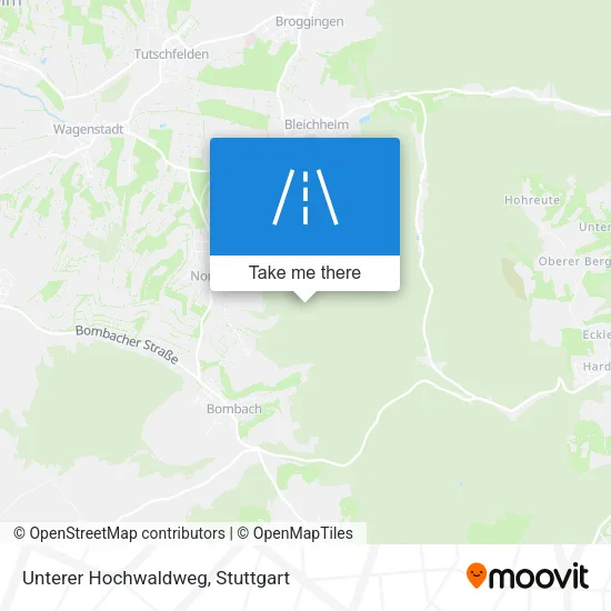 Карта Unterer Hochwaldweg