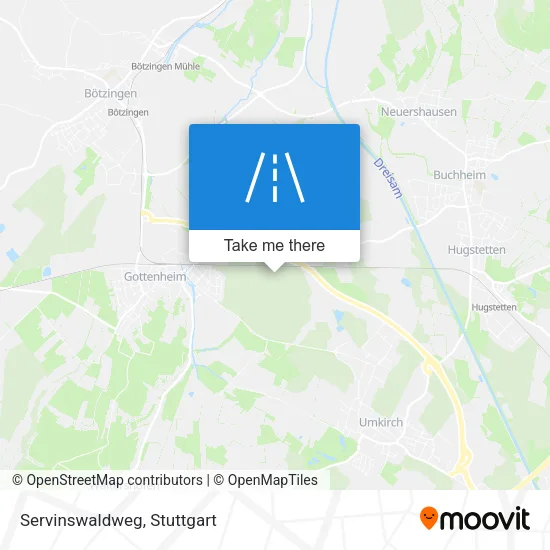 Карта Servinswaldweg