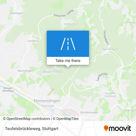 Карта Teufelsbrückleweg