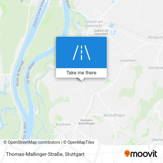 Карта Thomas-Mallinger-Straße