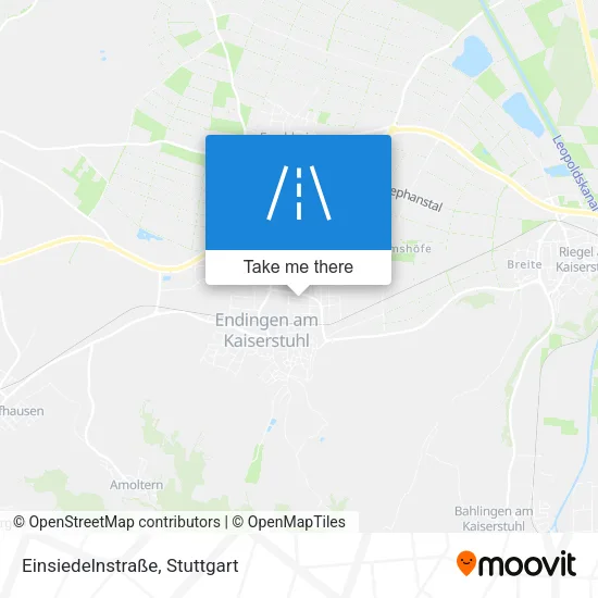 Карта Einsiedelnstraße