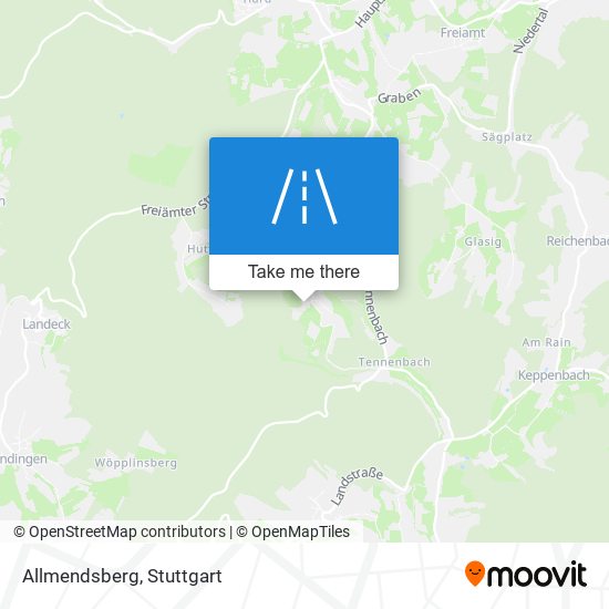 Карта Allmendsberg