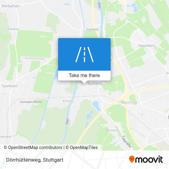 Dörrhüttenweg map