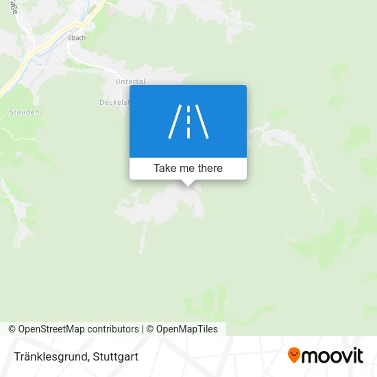 Карта Tränklesgrund