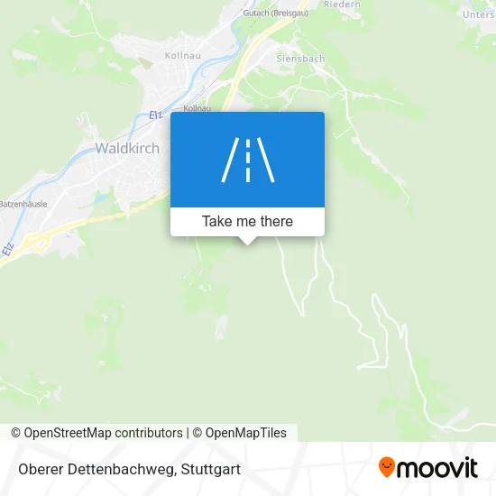 Карта Oberer Dettenbachweg