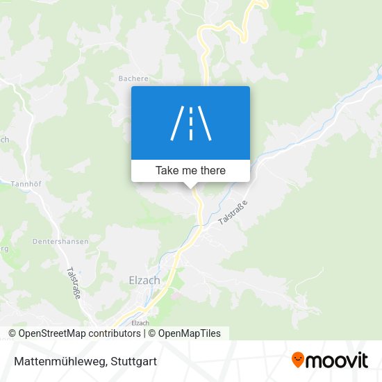 Mattenmühleweg map