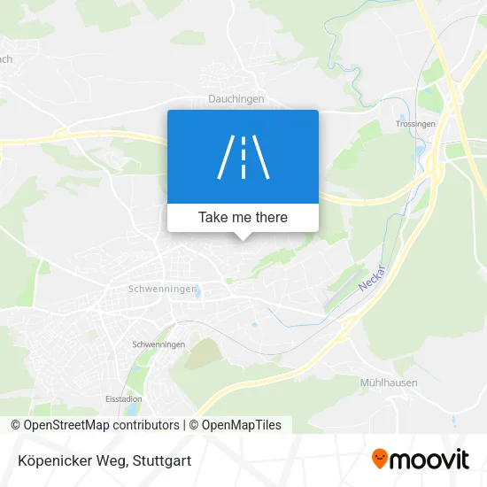Карта Köpenicker Weg