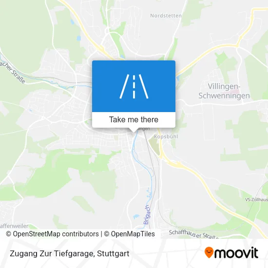 Карта Zugang Zur Tiefgarage